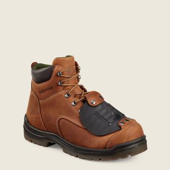 Red Wing King Toe® 6-inch Safety Toe Metguard Veiligheidsschoenen Heren Bruin - 4456